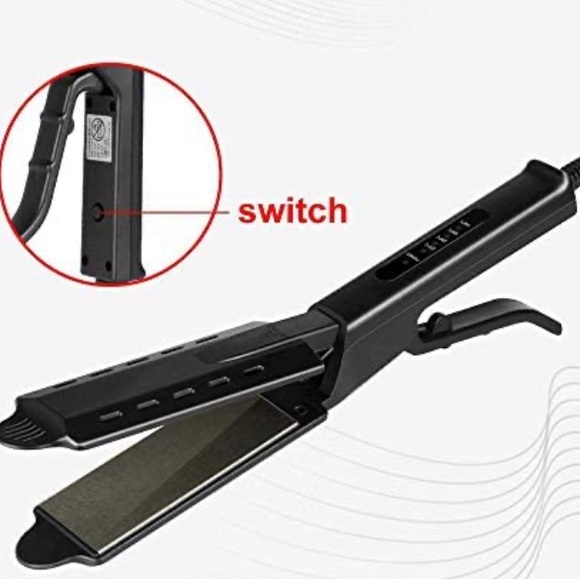 Professional Steam Hair Ionic Straightener Ceramic Flat Iron - Picture 2 of 5